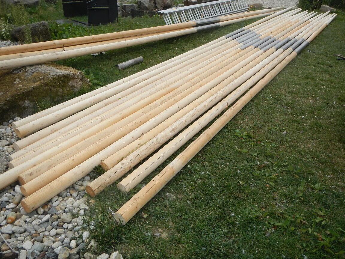 Milled poles